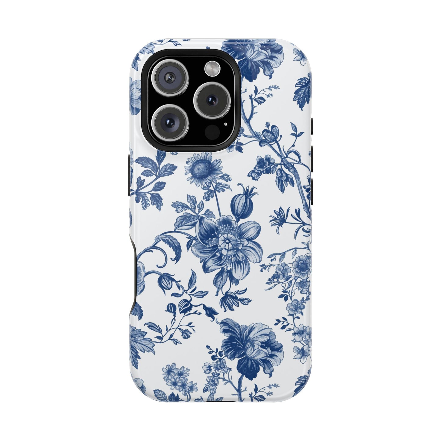French Navy Toile iPhone Case