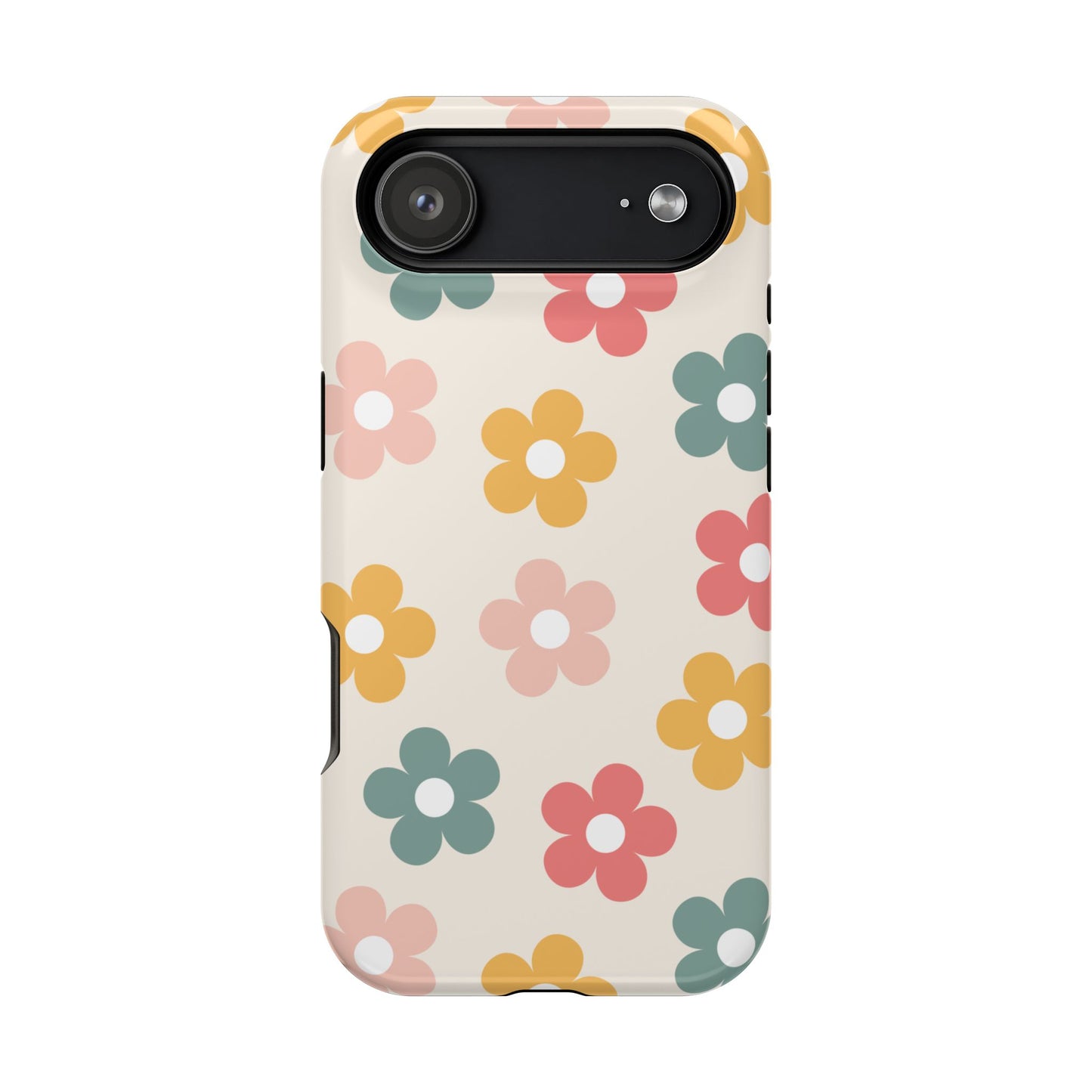 Boho Retro Flowers iPhone Case