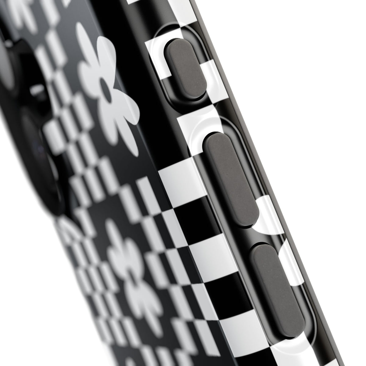 Checkerboard Daisy iPhone Case from Stella Cases