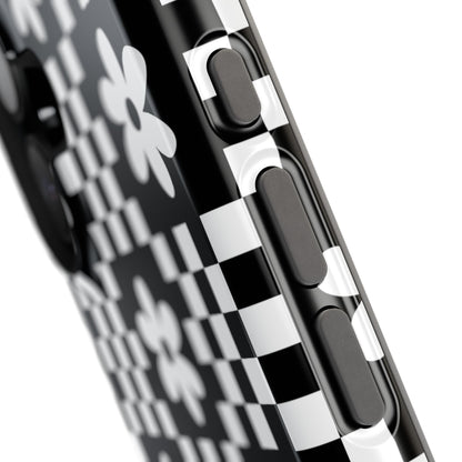 Checkerboard Daisy iPhone Case from Stella Cases