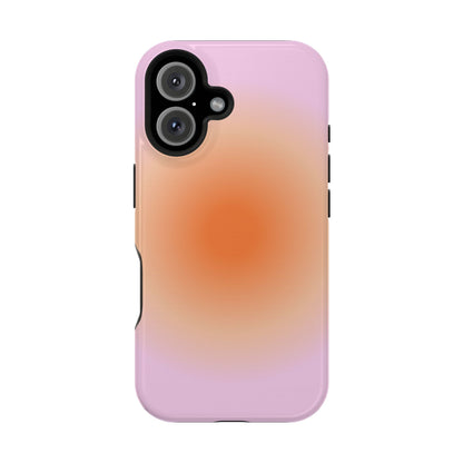 Orange & Purple Aura iPhone Case