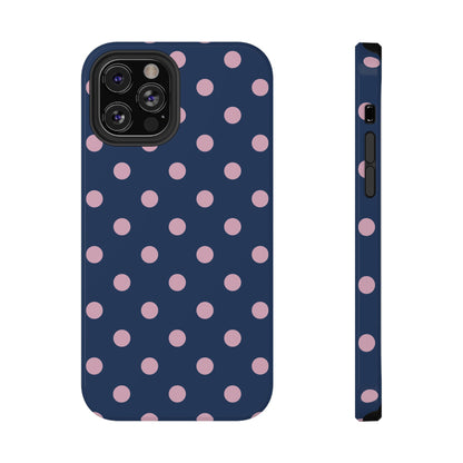 Periwinkle Polka Dots iPhone Case