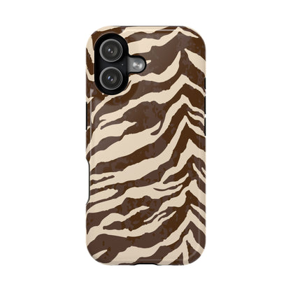 Brown Zebra iPhone Case