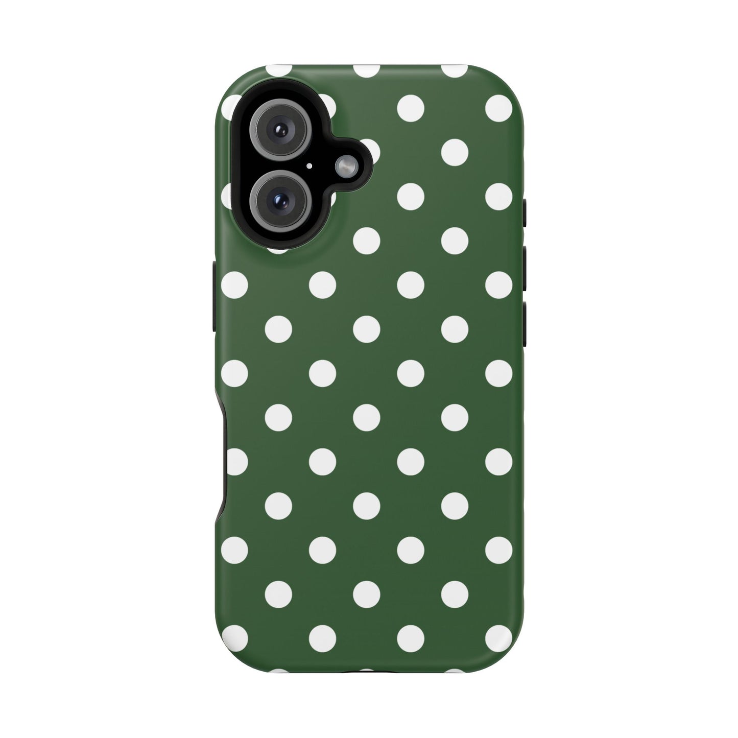 Green Polka Dots iPhone Case