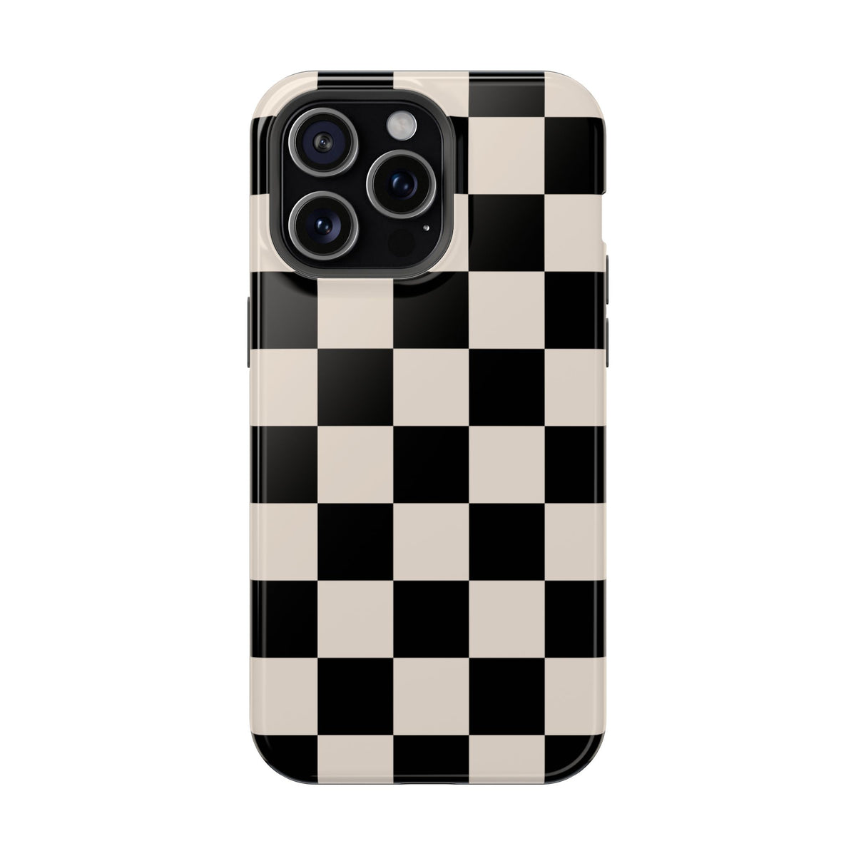 Espresso Checkered iPhone Case