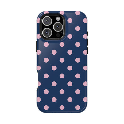Periwinkle Polka Dots iPhone Case