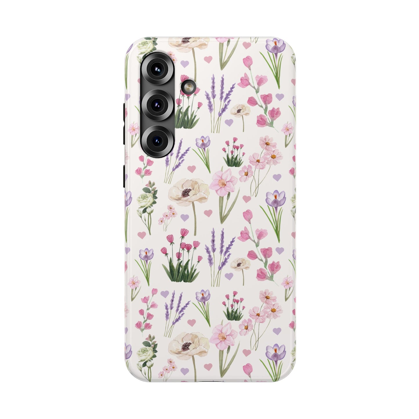 Vintage Purple Floral Samsung Case
