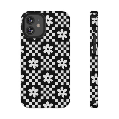 Checkerboard Daisy iPhone Case from Stella Cases