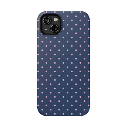 Periwinkle Mini Dots iPhone Case