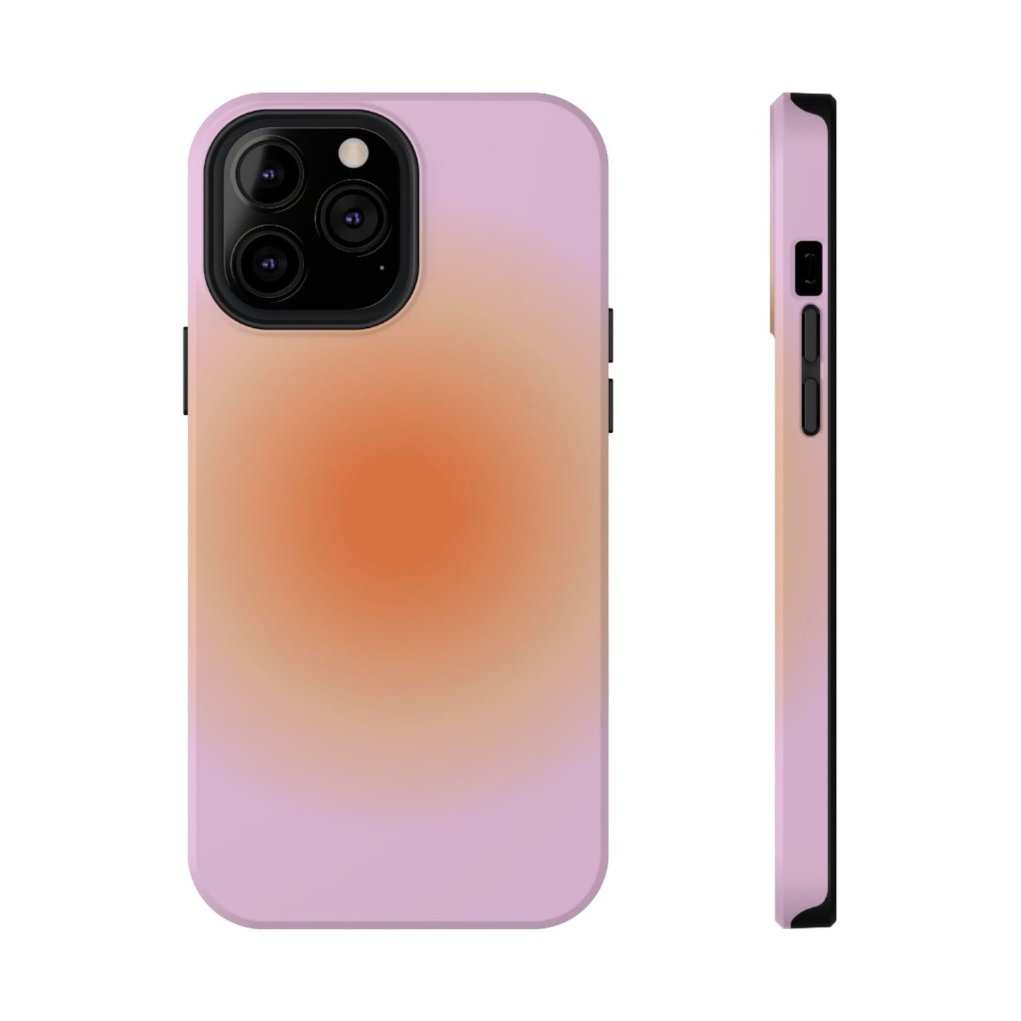 Orange & Purple Aura iPhone Case