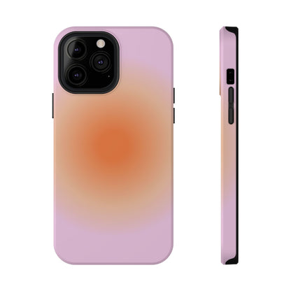 Orange & Purple Aura iPhone Case