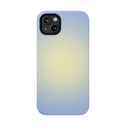 Blue & Yellow Aura iPhone Case