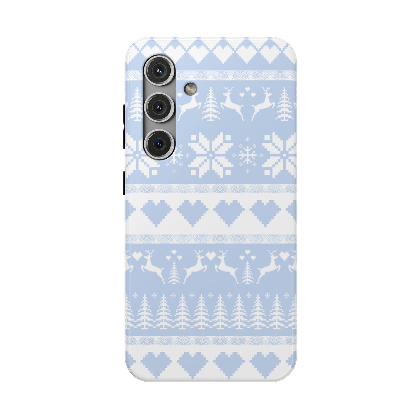 Blue Christmas Sweater Samsung Case