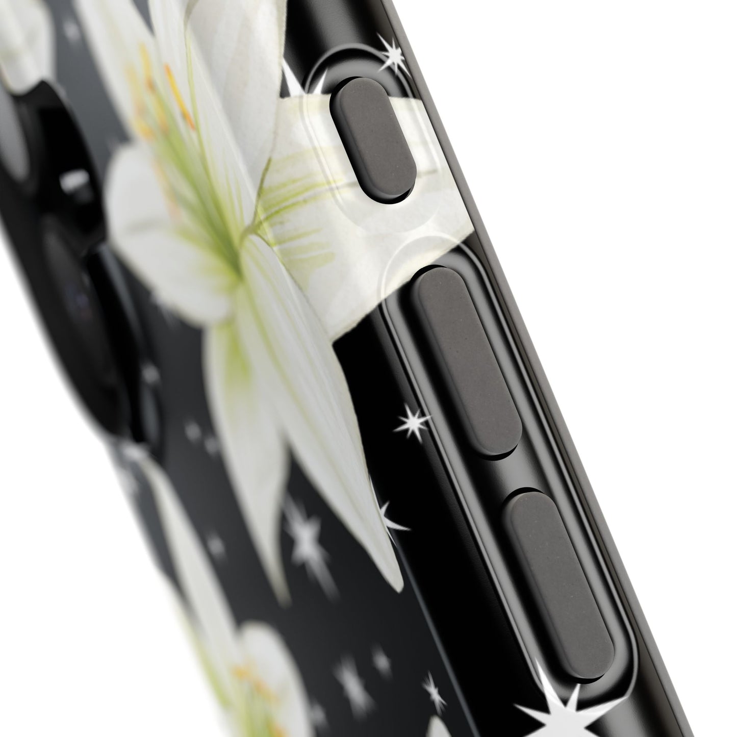 Tiger Lilies & Stars iPhone Case