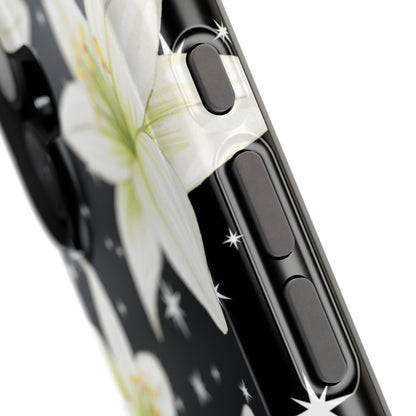 Tiger Lilies & Stars iPhone Case
