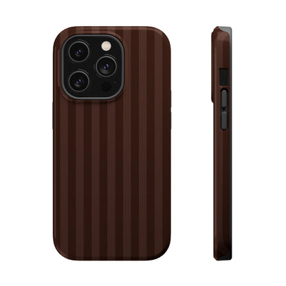Mocha Stripes iPhone Case