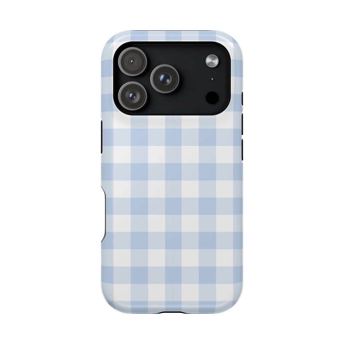 Blue Gingham iPhone Case