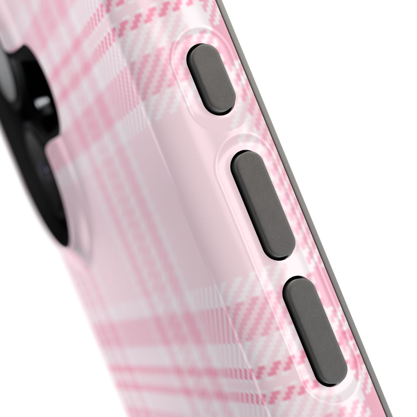 Pink Plaid iPhone Case
