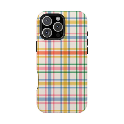 Retro Plaid iPhone Case