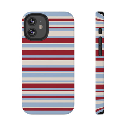 Cherry Soda Stripes iPhone Case