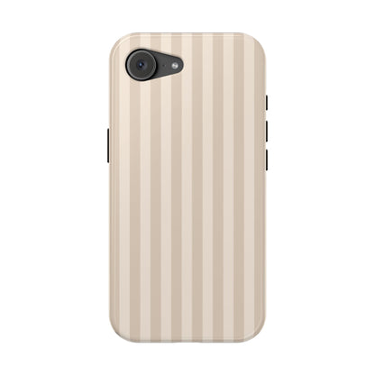 Beige Stripes iPhone Case