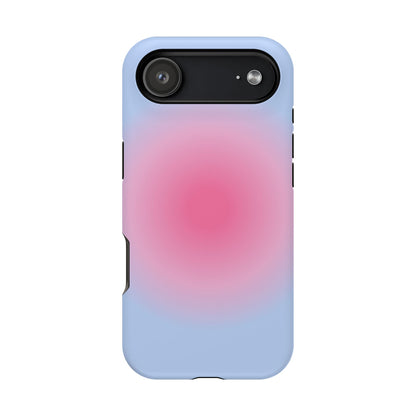Pink & Blue Aura iPhone Case
