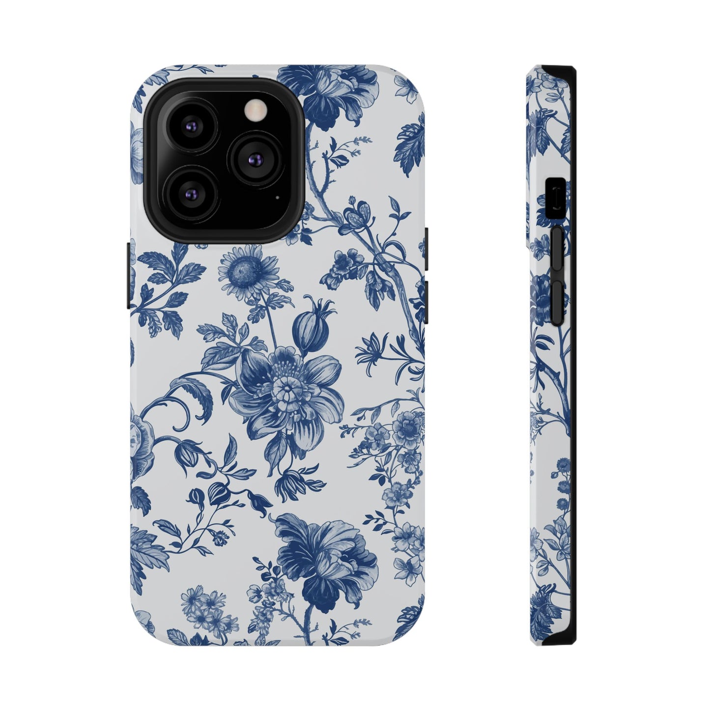 French Navy Toile iPhone Case