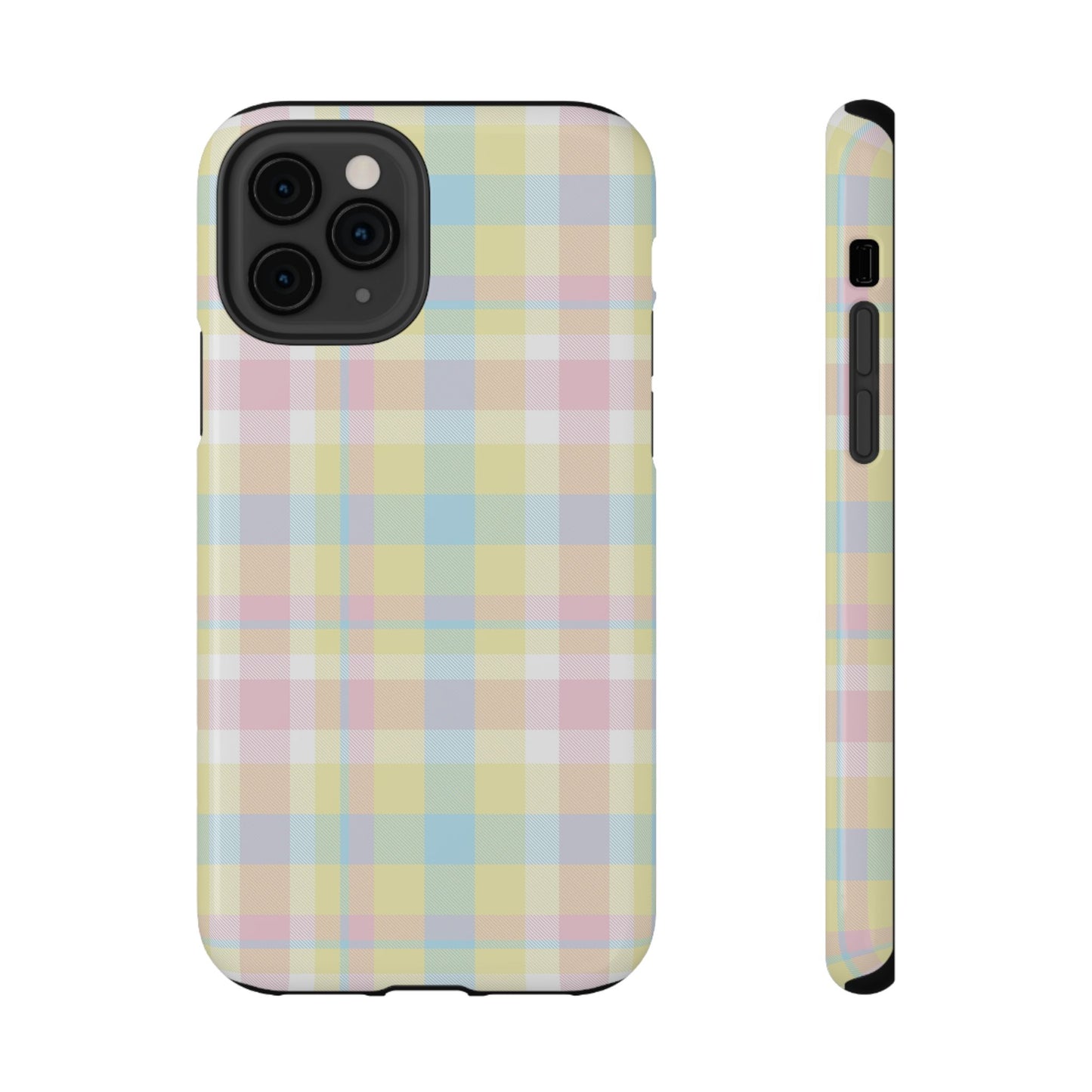Buttercream Plaid iPhone Case