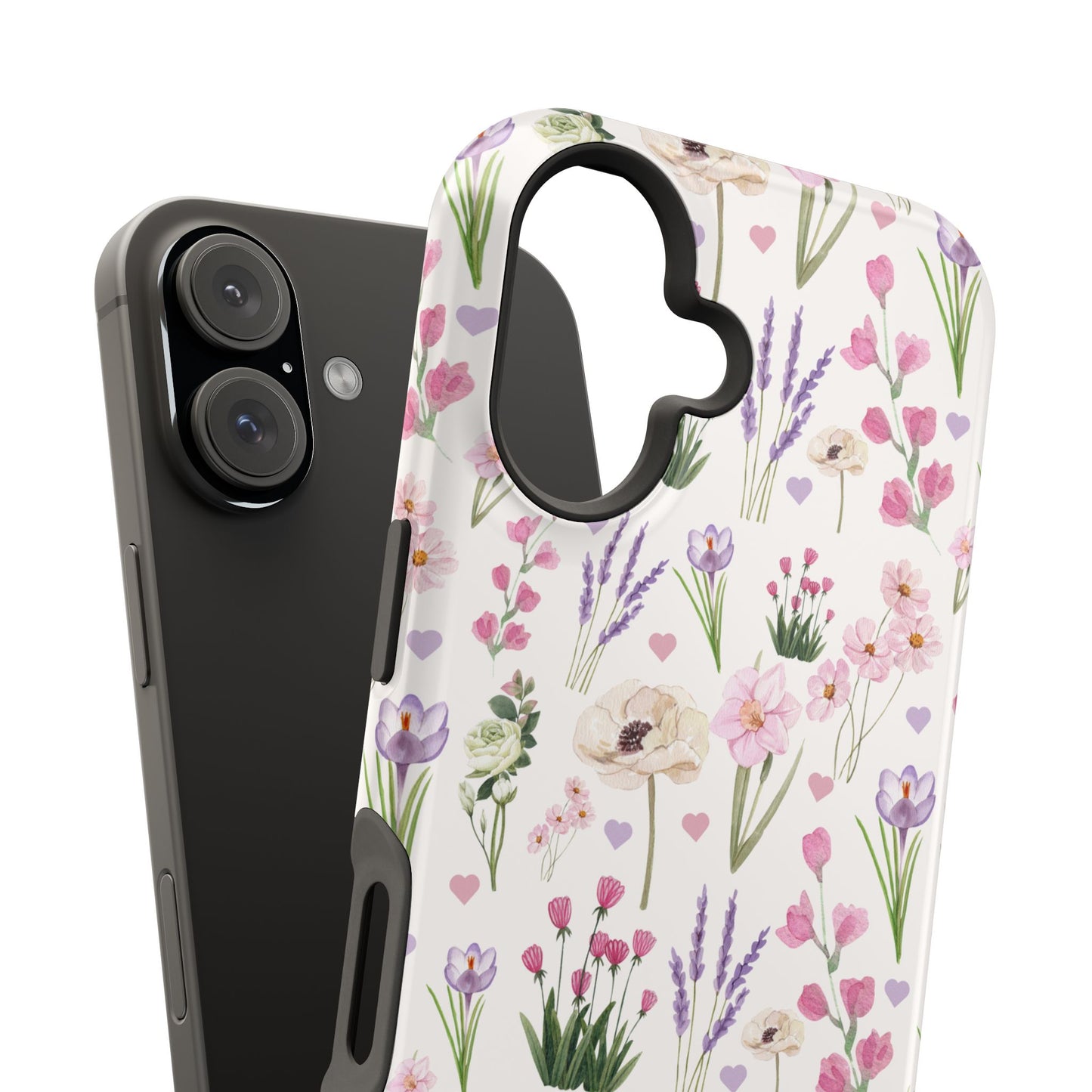 Vintage Purple Floral iPhone Case