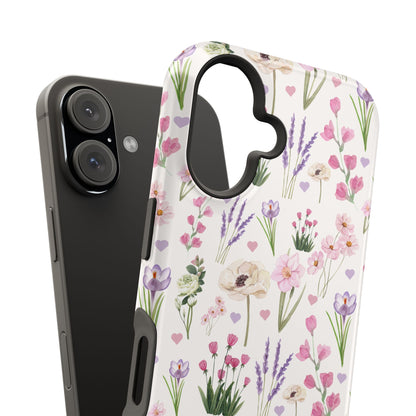 Vintage Purple Floral iPhone Case