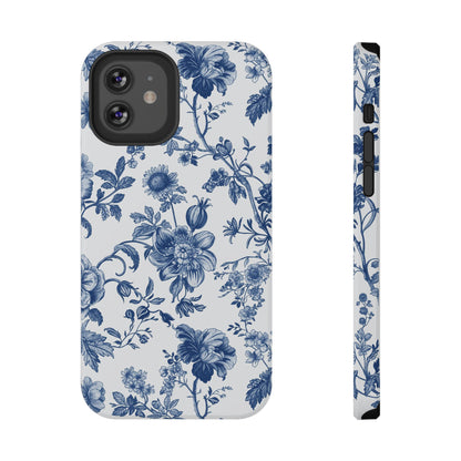 French Navy Toile iPhone Case
