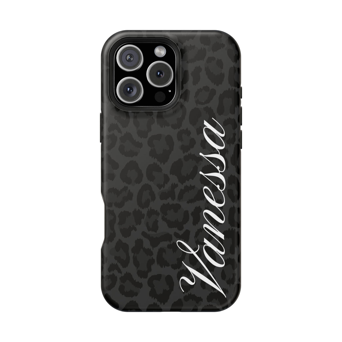 Custom Black Leopard iPhone Case