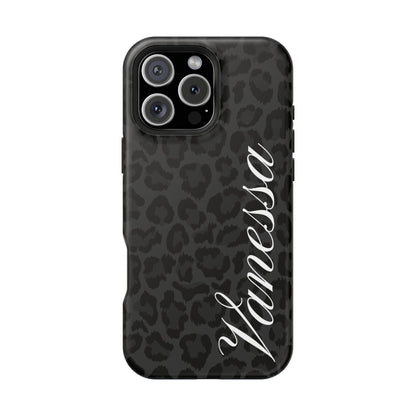 Custom Black Leopard iPhone Case