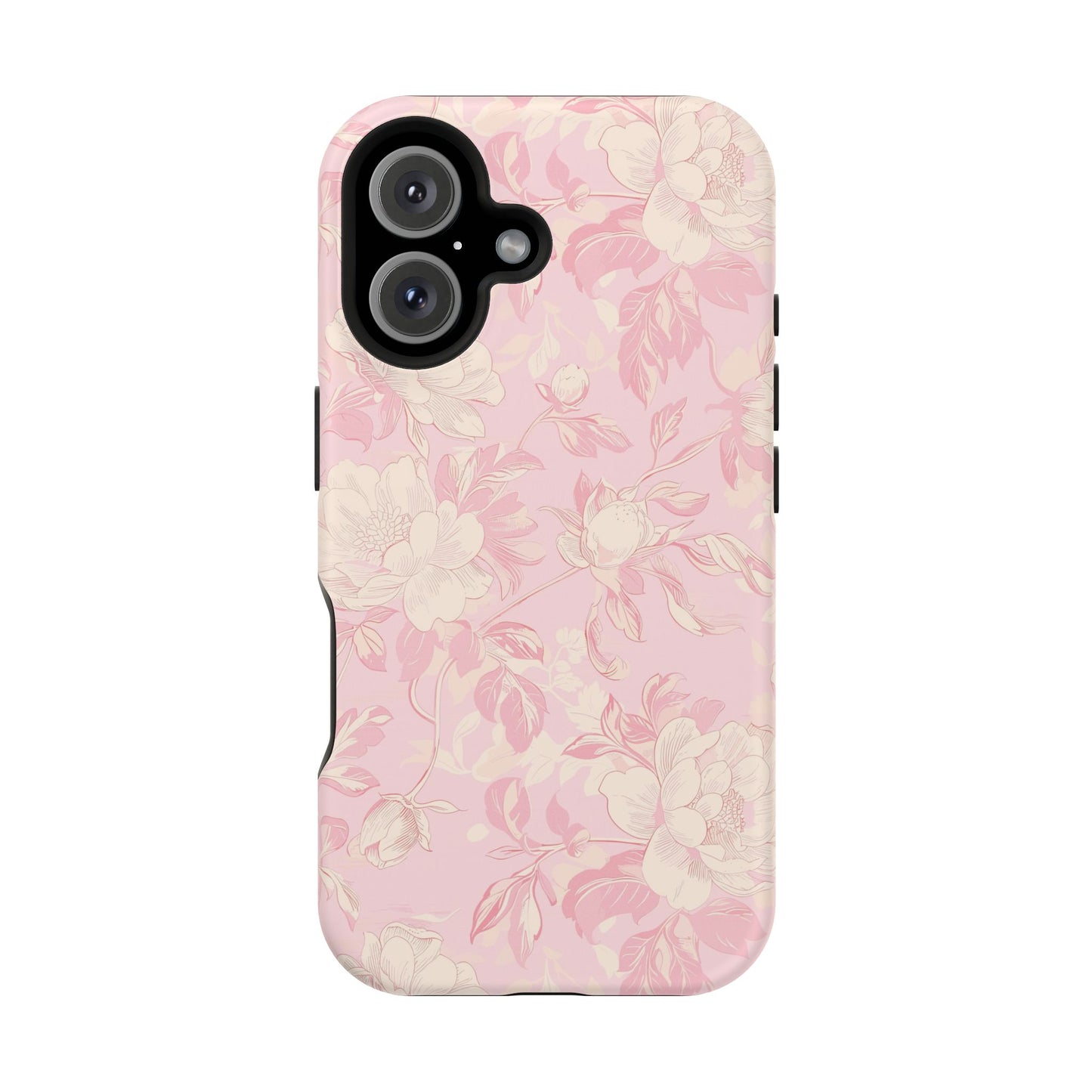 Pretty Pink Toile iPhone Case
