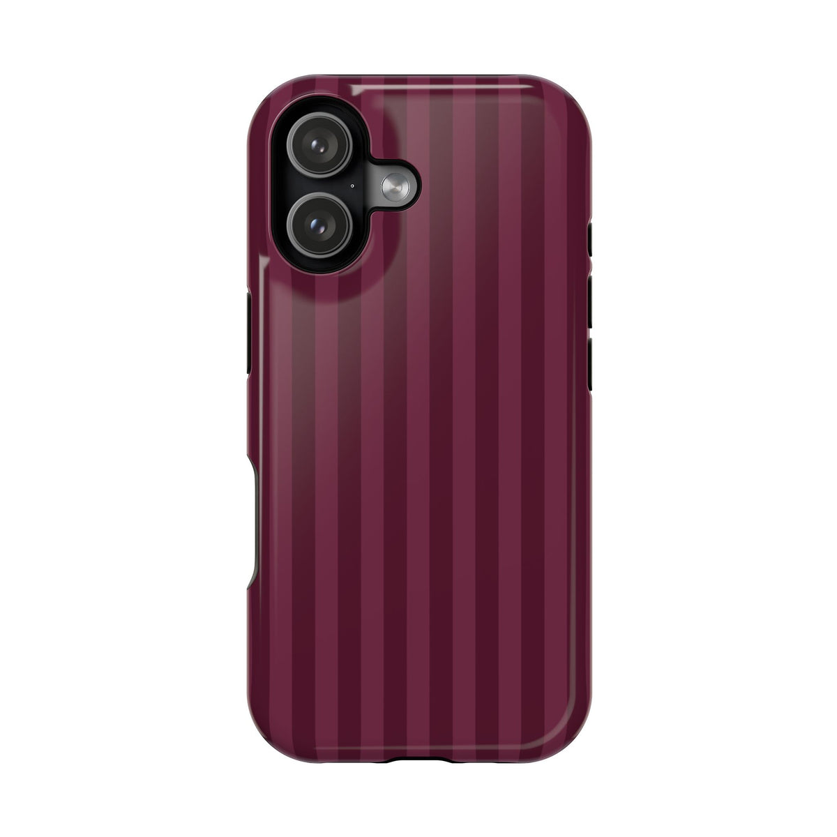 Plum Stripes iPhone Case