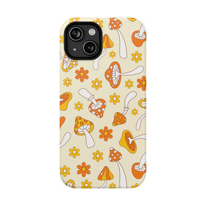 Retro Mushrooms iPhone Case