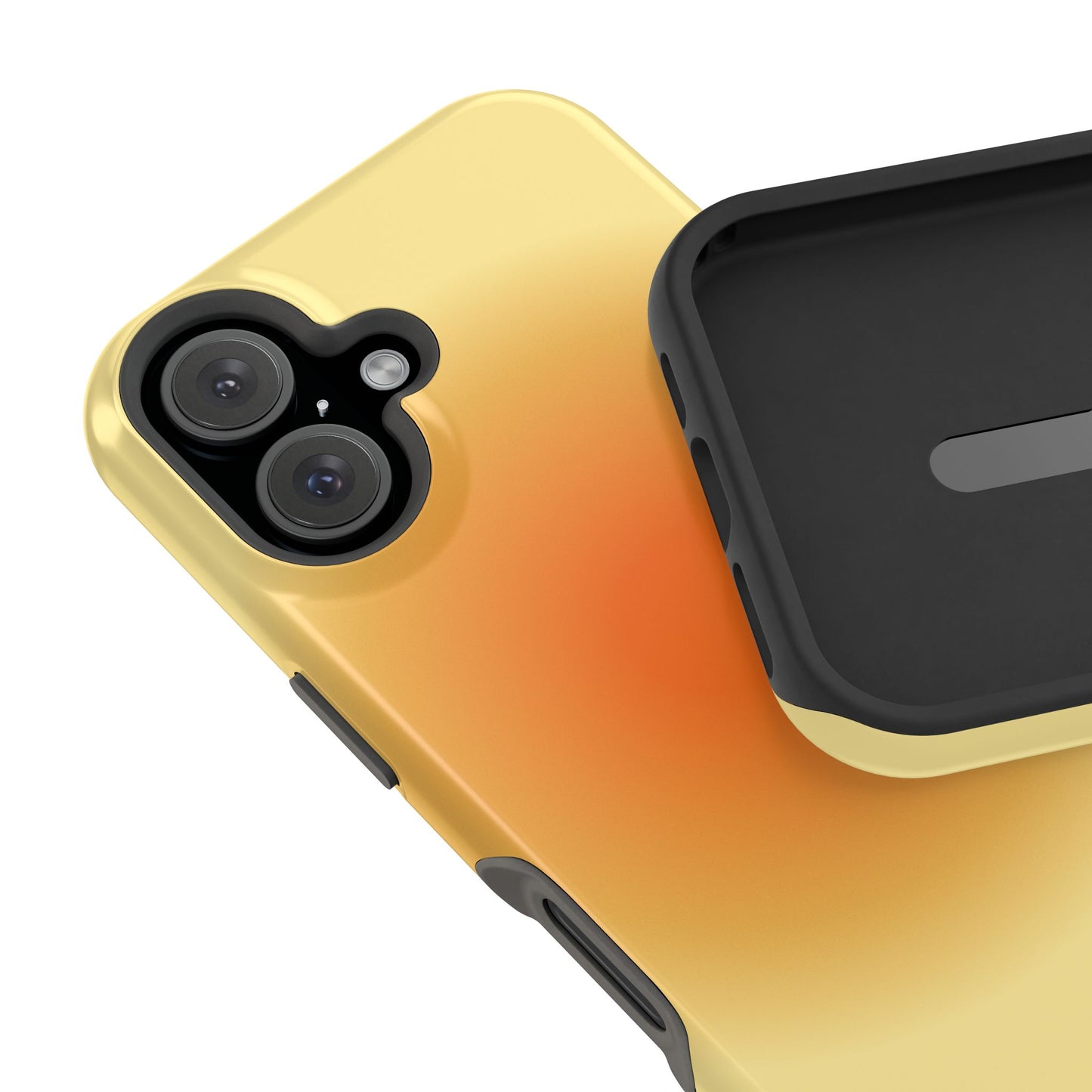 Orange Aura iPhone Case