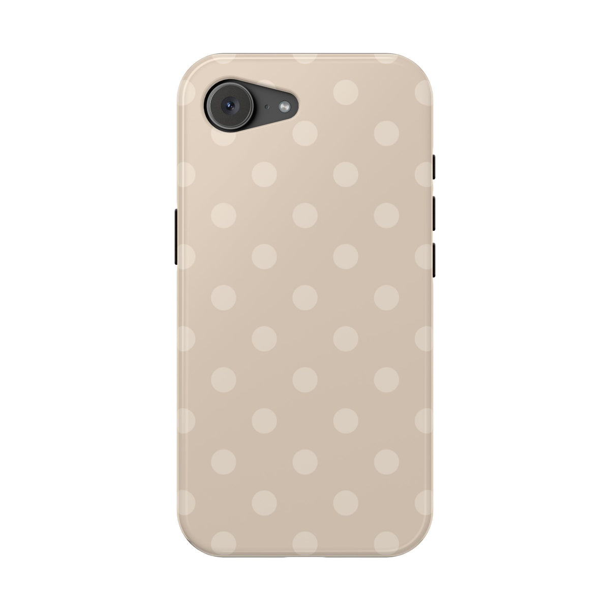 Beige Polka Dots iPhone Case