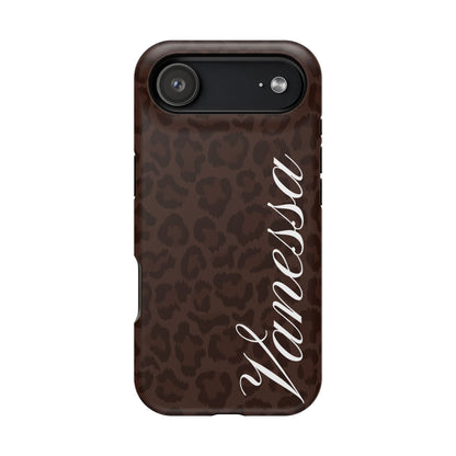 Custom Mocha Leopard iPhone Case