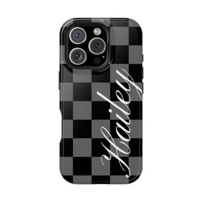 Custom Twilight Checkered iPhone Case