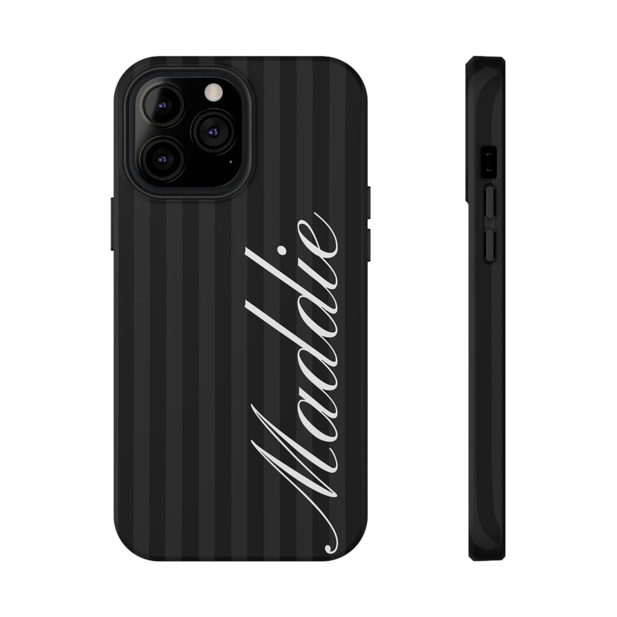 Custom Black Stripes iPhone Case