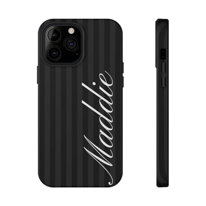 Custom Black Stripes iPhone Case
