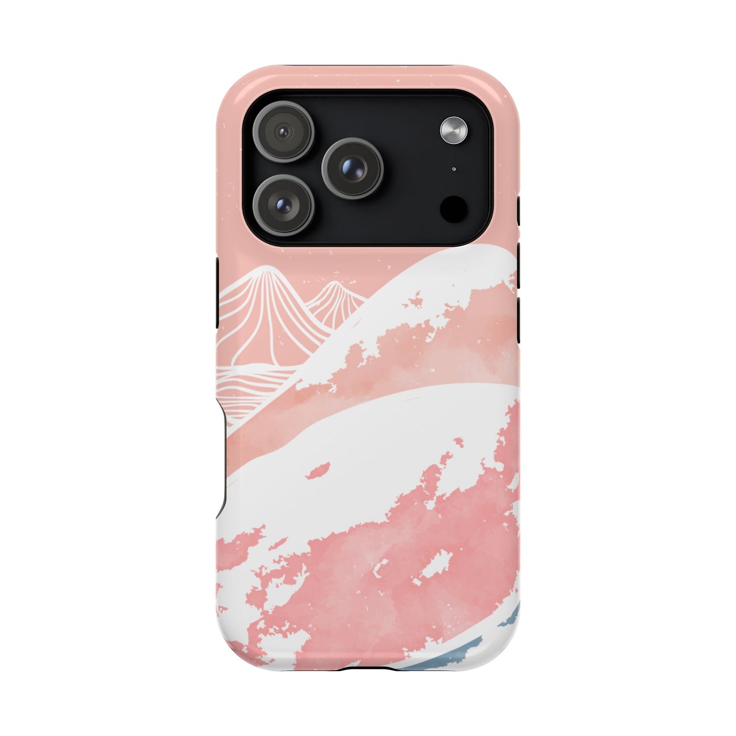 Pink Winter Night iPhone Case