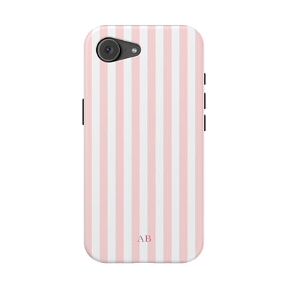 Custom Initials Pink Beau iPhone Case