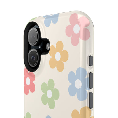 Preppy Retro Flowers iPhone Case