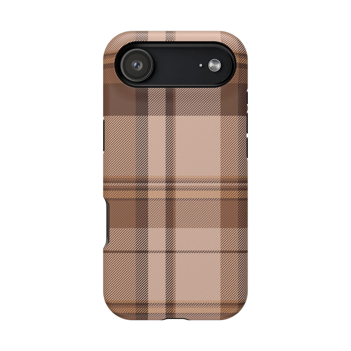 Toffee Plaid iPhone Case