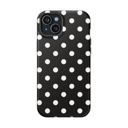 White Polka Dots iPhone Case