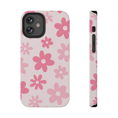 Pink Flower Power iPhone Case