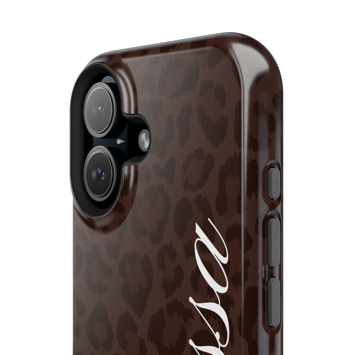 Custom Mocha Leopard iPhone Case