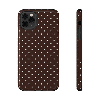 Mocha Mini Dots iPhone Case